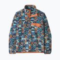 Bluza trekkingowa męska Patagonia LW Synch Snap-T P/O swallowtail geo/still blue 3