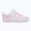 Buty dziecięce Nike Court Borough Low Recraft white/pink foam 2