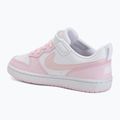 Buty dziecięce Nike Court Borough Low Recraft white/pink foam 3