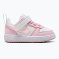 Buty dziecięce Nike Court Borough Low Recraft white/pink foam