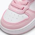 Buty dziecięce Nike Court Borough Low Recraft white/pink foam 5