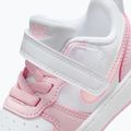 Buty dziecięce Nike Court Borough Low Recraft white/pink foam 6