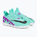 Buty piłkarskie dziecięce Nike Jr Mercurial Vapor 15 Academy TF hyper turquoise/black/ white/fuchsia dream 4