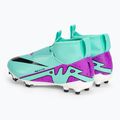 Buty piłkarskie dziecięce Nike Jr Zoom Mercurial Superfly 9 Academy FG/MG hyper turquoise/black/ white/fuchsia dream 3