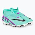 Buty piłkarskie dziecięce Nike Jr Zoom Mercurial Superfly 9 Academy FG/MG hyper turquoise/black/ white/fuchsia dream 4