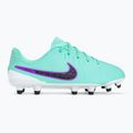 Buty piłkarskie dziecięce Nike Jr Legend 10 Academy FG/MG hyper turquoise/fuchsia dream/black 2