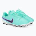 Buty piłkarskie dziecięce Nike Jr Legend 10 Academy FG/MG hyper turquoise/fuchsia dream/black 4