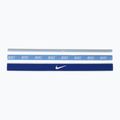 Opaski na głowę Nike Mixed Width Headband 3 szt light armory blue/university blue/white