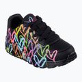 Buty  SKECHERS JGoldcrown Uno Lite Spread The Love black/multicolor 8