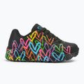 Buty  SKECHERS JGoldcrown Uno Lite Spread The Love black/multicolor 2