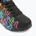 Buty  SKECHERS JGoldcrown Uno Lite Spread The Love black/multicolor 7