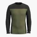 Longsleeve termoaktywny męski Smartwool Classic Thermal Merino Base Layer Colorblock Crew Boxed moss 3