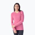Bluza termoaktywna damska Smartwool Merino 250 Baselayer Crew Boxed garden pink heather
