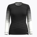 Bluza termoaktywna damska Smartwool Intraknit Thermal Merino Base Layer Pattern Crew black 3