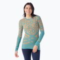 Bluza termoaktywna damska Smartwool Intraknit Thermal Merino Base Layer Pattern Crew cascade