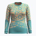 Bluza termoaktywna damska Smartwool Intraknit Thermal Merino Base Layer Pattern Crew cascade 3