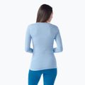 Bluza termoaktywna damska Smartwool Intraknit Thermal Merino Baselayer Crew serene blue/white 2
