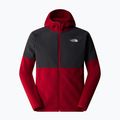 Bluza męska The North Face Glacier Heavyweight Full Zip HD garnet red/asphalt grey 5