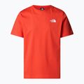 Koszulka męska The North Face Box Nse crimson orange/black 4