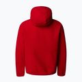 Bluza polarowa dziecięca The North Face Teen Glacier F/Z Hooded red 2