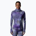 Longsleeve termoaktywny damski The North Face Baselayer Dragline peak purple the lift print