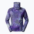 Longsleeve termoaktywny damski The North Face Baselayer Dragline peak purple the lift print 4