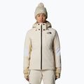 Kurtka narciarska damska The North Face Lenado white dune/gravel/khaki