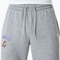 Spodnie męskie New Era NBA Essentials Jogger Los Angeles Lakers grey med 4