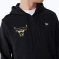 Bluza męska New Era Team Script FZ Hoody Chicago Bulls black 4