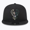 Czapka z daszkiem New Era Split Logo 9Fifty Milwaukee Bucks black 3