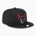Czapka z daszkiem New Era Split Logo 9Fifty Chicago Bulls black