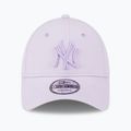 Czapka z daszkiem damska New Era League Essential 9Forty New York Yankees pastel purple 3