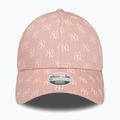 Czapka z daszkiem damska New Era Monogram 9Forty New York Yankees pastel pink 3