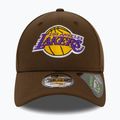 Czapka z daszkiem męska New Era Repreve 9Forty Los Angeles Lakers dark brown 3