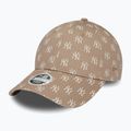 Czapka z daszkiem damska New Era Monogram 9Forty New York Yankees pastel brown 2