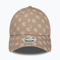 Czapka z daszkiem damska New Era Monogram 9Forty New York Yankees pastel brown 3