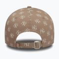 Czapka z daszkiem damska New Era Monogram 9Forty New York Yankees pastel brown 4