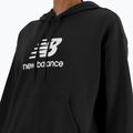 Bluza damska New Balance French Terry Stacked Logo Hoodie black 4