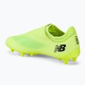 Buty piłkarskie dziecięce New Balance Furon Dispatch V7+ FG bleached lime glo 3