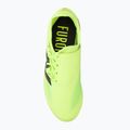 Buty piłkarskie dziecięce New Balance Furon Dispatch V7+ FG bleached lime glo 5