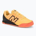 Buty piłkarskie dziecięce New Balance Audazo Command JNR v6 IN white peach