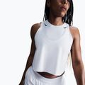 Koszulka do biegania damska Nike AeroSwift Dri-Fit ADV Cropped Tank Top off white/black 3