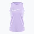 Koszulka do biegania damska Nike One Graphic Tank lilac bloom/white