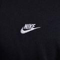 Bluza męska Nike Club French Terry Pullover Hoodie black/black/white 7