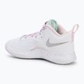 Buty do siatkówki Nike Hyperset 2 SE white/hyper pink/mint foam/violet mist/pink foam 3