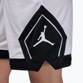 Spodenki koszykarskie damskie  Jordan Sport Diamond 4" white/black/black/white 7