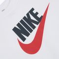 Koszulka dziecięca Nike Sportswear white/obsidian/university red 3