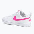 Buty dziecięce Nike Court Borough Low Recraft white/laser fuchsia 3