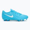 Buty piłkarskie męskie Nike Phantom GX 2 Club FG/MG blue/fury white 2