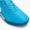 Buty piłkarskie dziecięce Nike Phantom GX II Academy TF blue fury/white 7